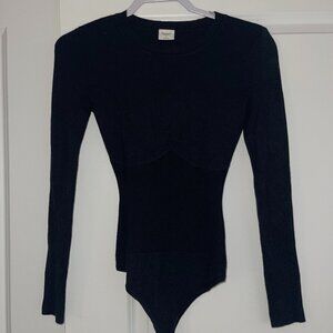 Abercrombie & Fitch Long Sleeve Sweater Bodysuit